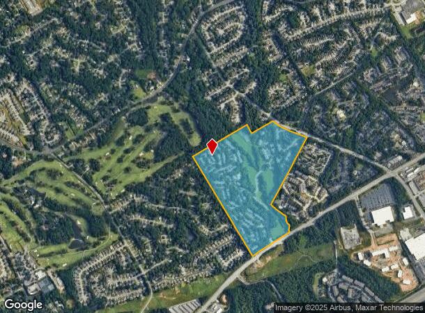  1500 Ridge Brook Trl, Duluth, GA Parcel Map