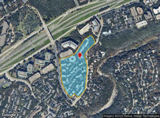 1300 Spyglass Dr, Austin, TX Parcel Map