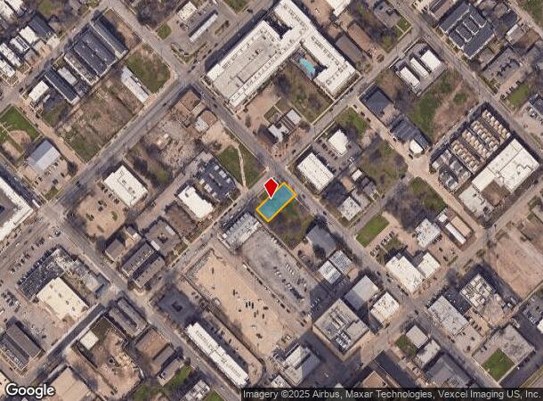  1521 N Peak St, Dallas, TX Parcel Map