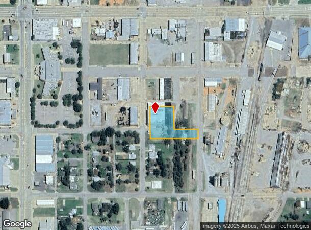  123 S 2Nd St, Clinton, OK Parcel Map