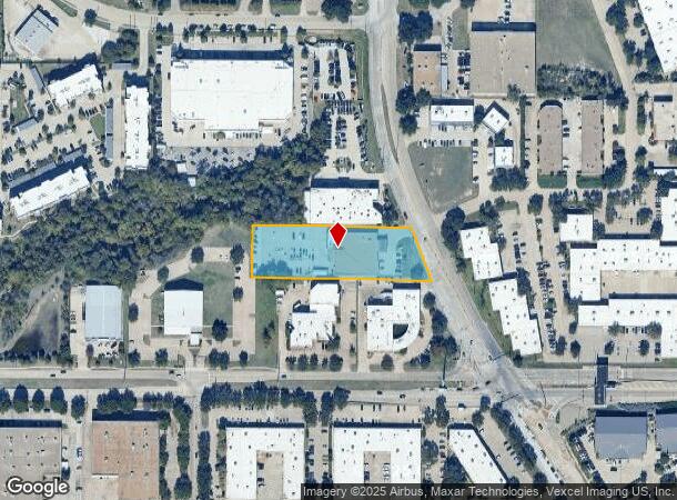  2309 Midway Rd, Carrollton, TX Parcel Map