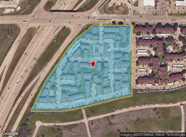  4310 W Northgate Dr, Irving, TX Parcel Map