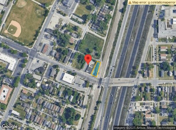  1600 W Monterey Ave, Chicago, IL Parcel Map