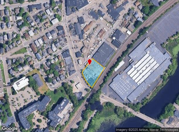  54 Sun St, Waltham, MA Parcel Map