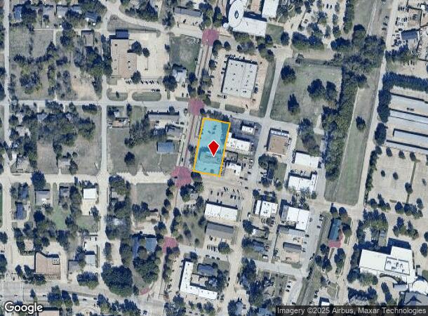  202 W Main St, Allen, TX Parcel Map