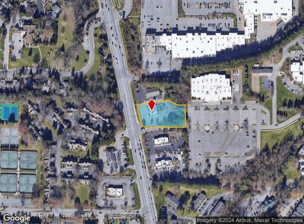  1644 Hendersonville Rd, Asheville, NC Parcel Map