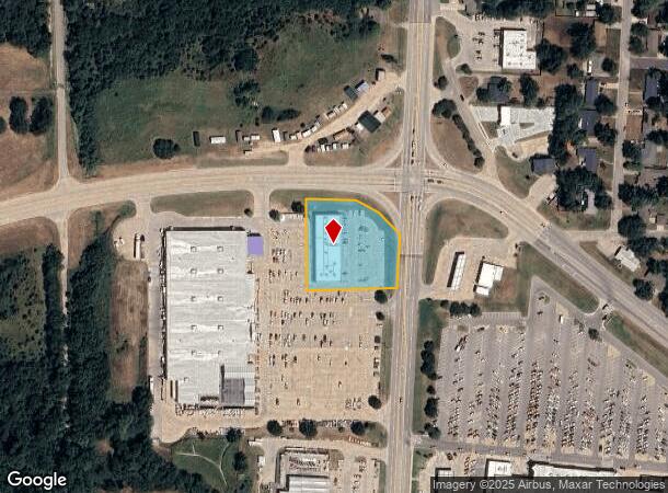  1707 S Broadway St, Sulphur Springs, TX Parcel Map