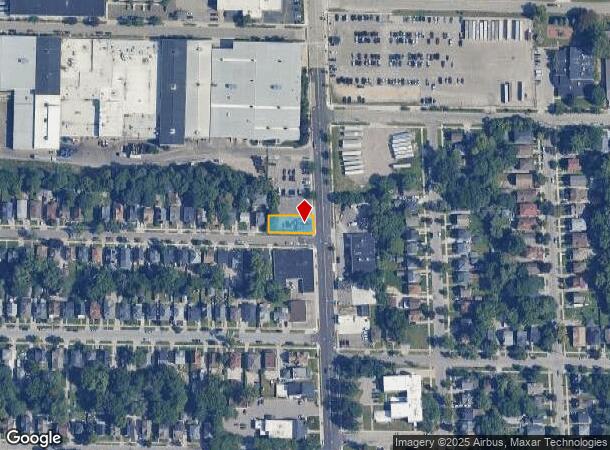 1627 Division Ave S, Grand Rapids, MI Parcel Map