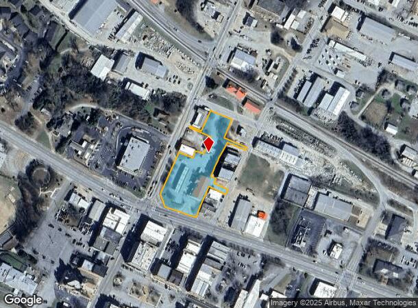 118 N Oliver St, Elberton, GA Parcel Map