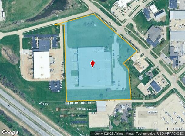  1250 N Center Point Rd, Hiawatha, IA Parcel Map