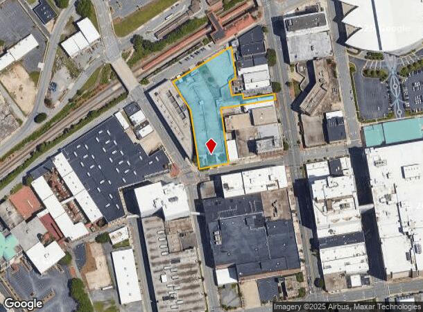 120 W Commerce Ave, High Point, NC Parcel Map