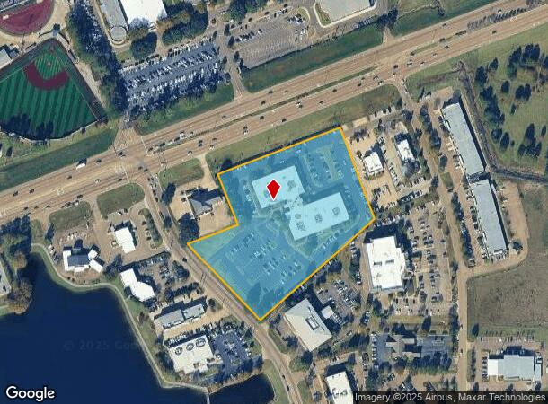  1080 River Oaks Dr, Flowood, MS Parcel Map