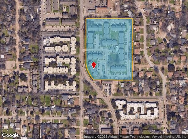1306 N Nursery Rd, Irving, TX Parcel Map