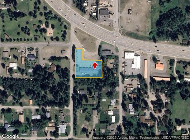 1401 2Nd Ave E, Columbia Falls, MT Parcel Map