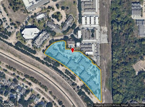  2424 E T C Jester Blvd, Houston, TX Parcel Map