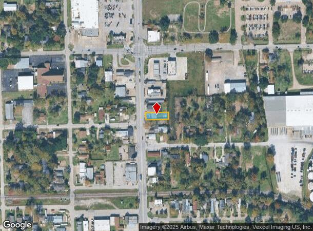 215 N Main St, Highlands, TX Parcel Map