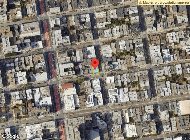  1601 Polk St, San Francisco, CA Parcel Map