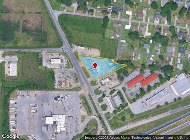 1734 N University Ave, Lafayette, LA Parcel Map