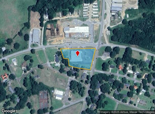  437 N Main St, Saluda, SC Parcel Map