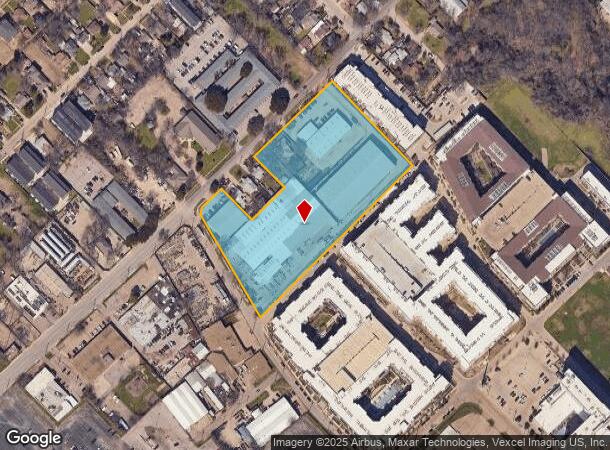  6930 Forest Park Rd, Dallas, TX Parcel Map