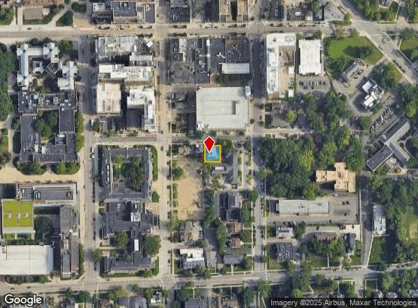  1212 Willard St, Ann Arbor, MI Parcel Map