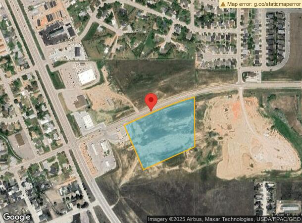  1150 E Shoshone Ave, Gillette, WY Parcel Map