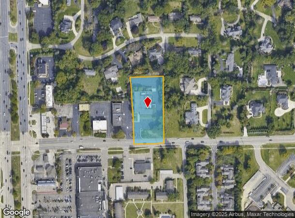  800 W Long Lake Rd, Bloomfield Hills, MI Parcel Map