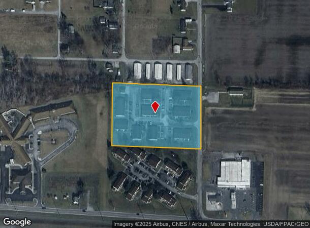  603 S Poe Rd, North Baltimore, OH Parcel Map