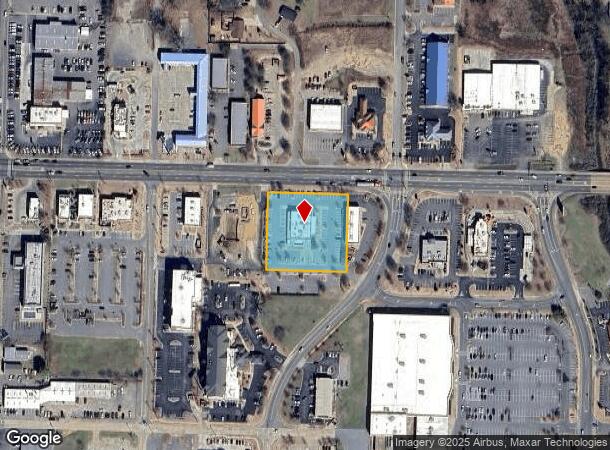 1105 E Oak St, Conway, AR Parcel Map