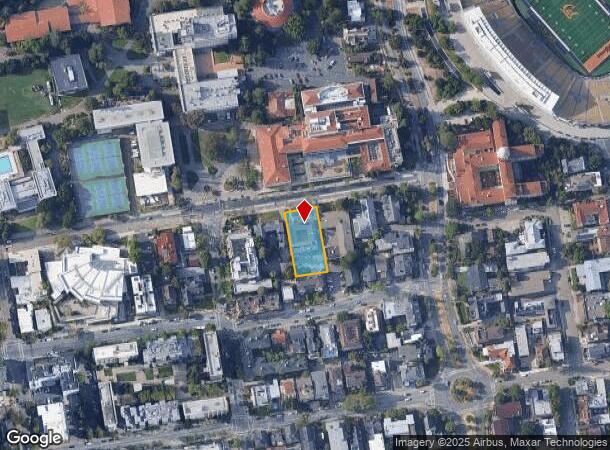 2722 Bancroft Way, Berkeley, CA Parcel Map