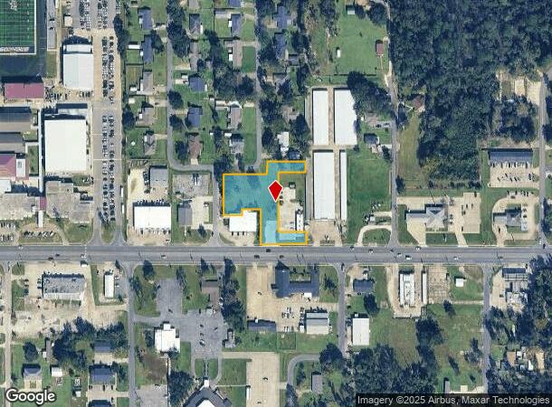 124 Bronco Ln, Lake Charles, LA Parcel Map