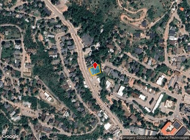  1108 Manitou Ave, Manitou Springs, CO Parcel Map