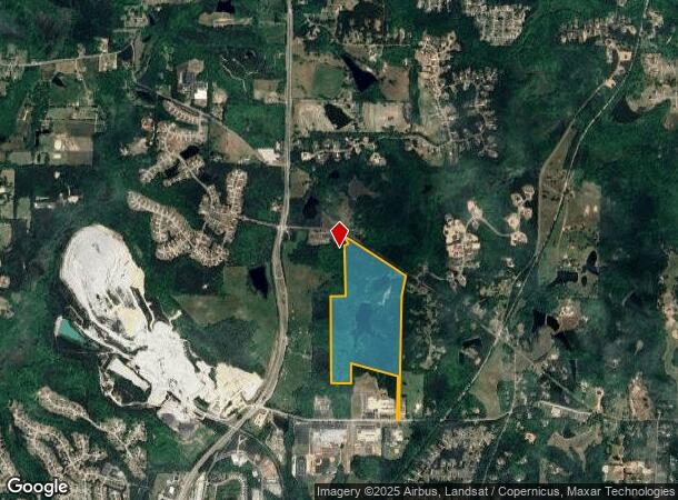  1304 Sandy Creek Rd, Fayetteville, GA Parcel Map