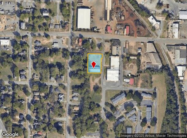  924 Hanger St, Little Rock, AR Parcel Map