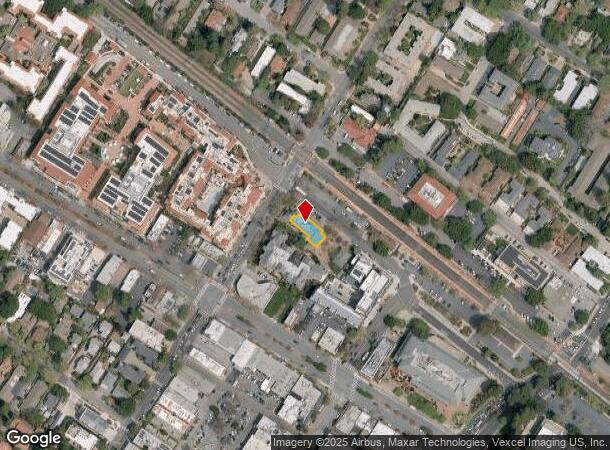 1165 Merrill St, Menlo Park, CA Parcel Map