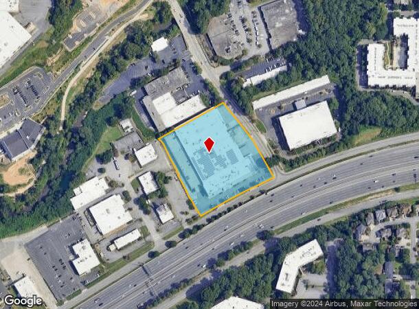  1800 Northeast Expy Ne, Brookhaven, GA Parcel Map