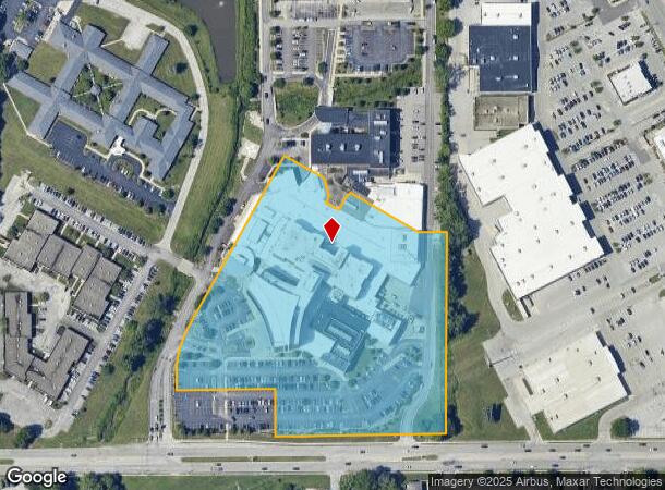 1402 E County Line Rd, Indianapolis, IN Parcel Map