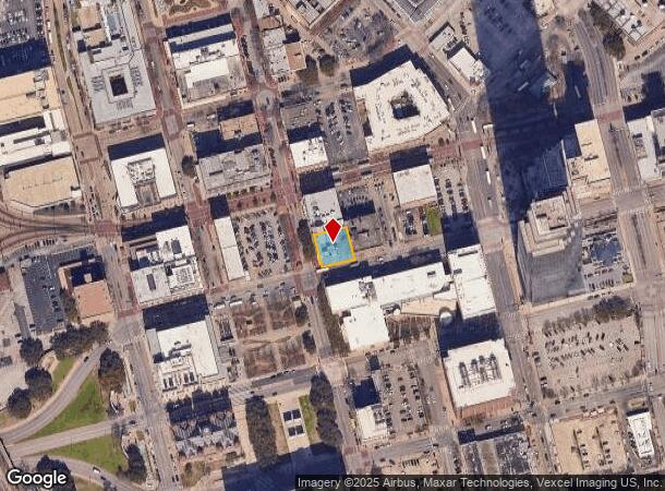 701 Elm St, Dallas, TX Parcel Map
