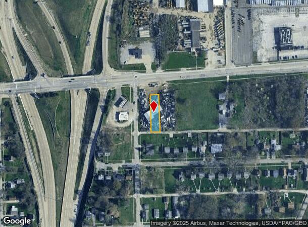  1808 E Manhattan Blvd, Toledo, OH Parcel Map