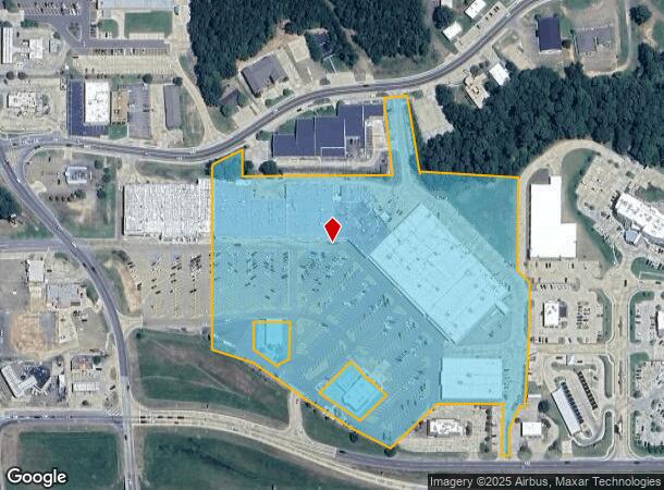  105 N Service Rd E, Ruston, LA Parcel Map