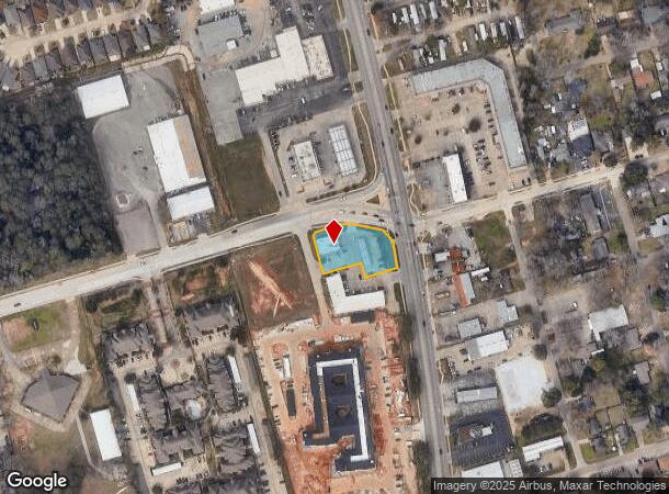 1651 N Frazier St, Conroe, TX Parcel Map