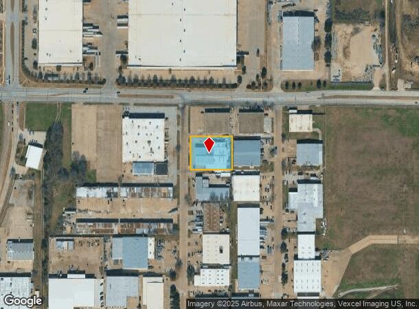  2605 Skyway Dr, Grand Prairie, TX Parcel Map