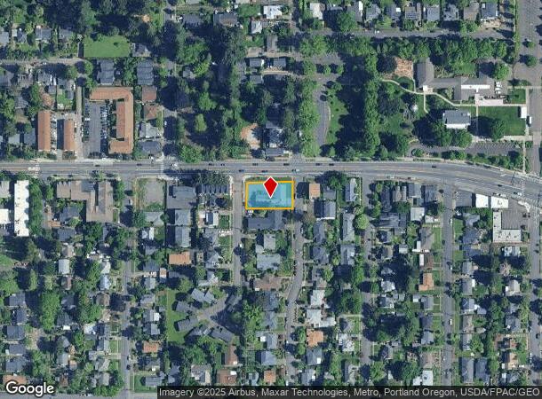 7656 Se Division St, Portland, OR Parcel Map