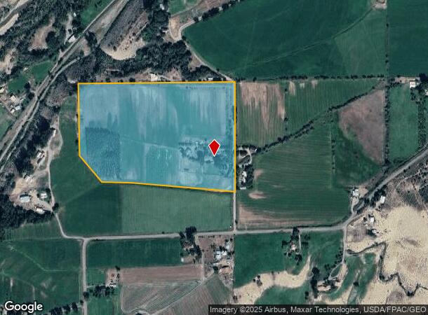  12123 Slate Point Rd, Paonia, CO Parcel Map