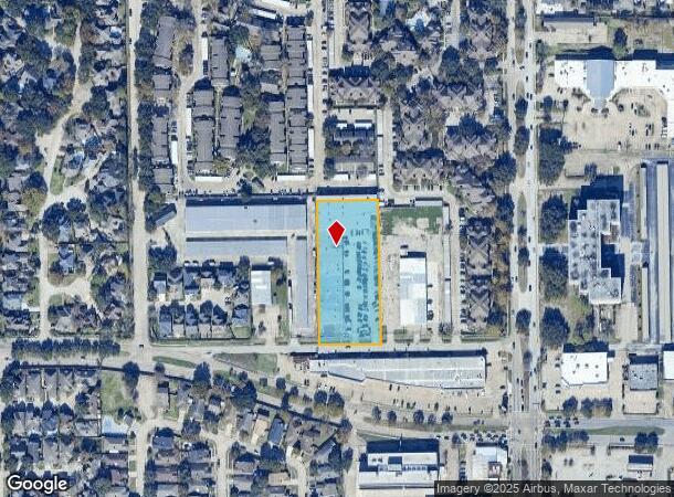 12654 Goar Rd, Houston, TX Parcel Map