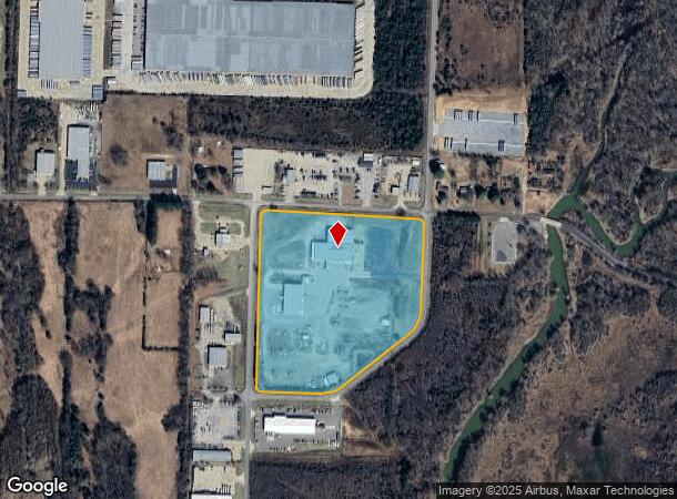 1601 Mayor Ln, Conway, AR Parcel Map