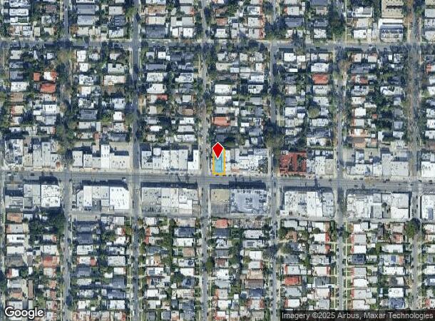  7525-7529 Melrose Ave, Los Angeles, CA Parcel Map