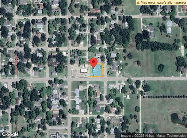  313 S E St, Herington, KS Parcel Map