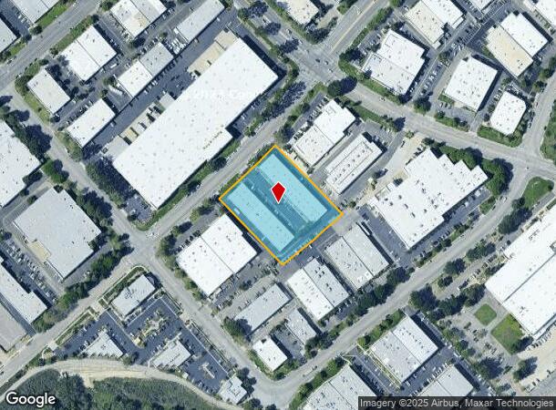  25040 Avenue Tibbitts, Valencia, CA Parcel Map