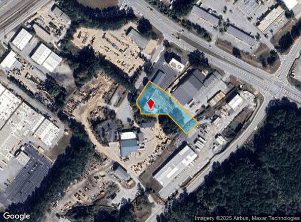  115 Laser Industrial Ct, Fairburn, GA Parcel Map